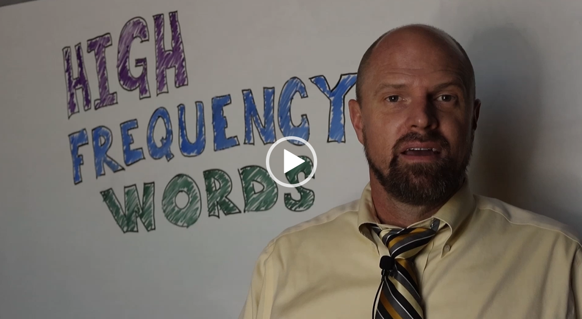 High Frequency Vocabulary Words